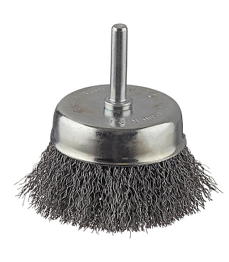 Корщетка для дрели Практика (032-584) мягкая чашеобразная d75 мм