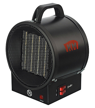 Пушка тепловая электрическая 2 кВт КМ HF2000A прямого нагрева