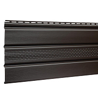 Софит ПВХ с центральной перфорацией Docke Standard шоколад 3000х305 мм