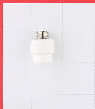 Муфта полипропиленовая Valtec 20 мм х 1/2 НР(ш) (VTp.701.0.02004)