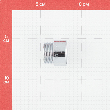 Удлинитель Stout 15 мм 3/4 ВР(г) х 3/4 НР(ш) хром латунный (SFT-0002-003415)