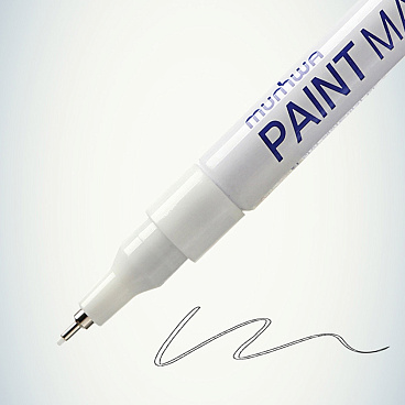 Маркер лаковый MunHwa Extra Fine белый грифель 1 мм