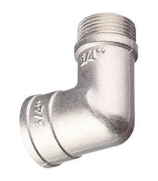 Угол Valtec 3/4 ВР(г) х 3/4 НР(ш) латунный (VTr.092.N.0005)