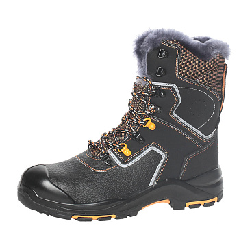 Ботинки рабочие натуральный мех с высокими берцами размер 40 Мистраль Perfekt Protection