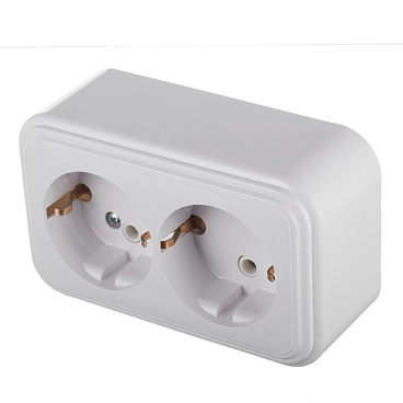 Розетка Svet накладная белая (0215-00461)