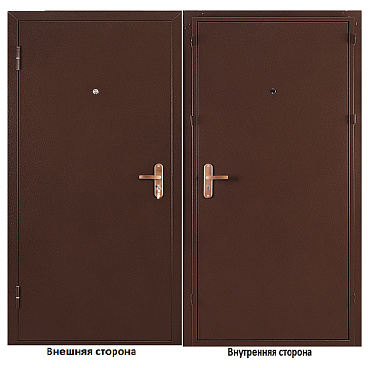 Дверь входная Промет Профи Про левая медный антик - медный антик 860х2050 мм