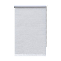 Рулонная штора блэкаут 100х160 см Decofest Каролина белая