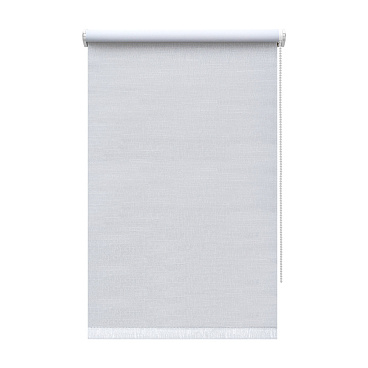 Рулонная штора блэкаут 100х160 см Decofest Каролина белая