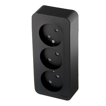 Розетка Systeme Electric Blanca накладная антрацит (BLNRA000316)