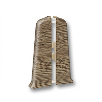 Заглушка торцевая Деконика 70 мм дуб рустик левая-правая Г-профиль (2 шт.)