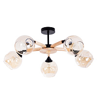 Люстра потолочная Arte Lamp Branson E27 300 Вт 11 кв.м (A4370PL-5BR)