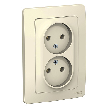 Розетка Systeme Electric Blanca встраиваемая молочная (BLNRS000022)