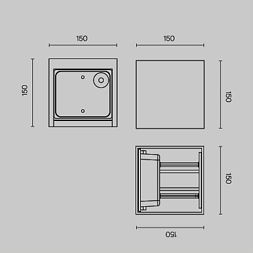 Архитектурная подсветка Outdoor O572WL-L20B3K
