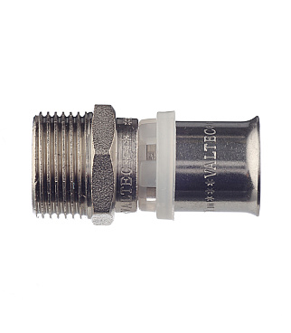 Соединитель прямой VALTEC (VTm.201.N.002005) 20(пресс) х 3/4 НР(ш)