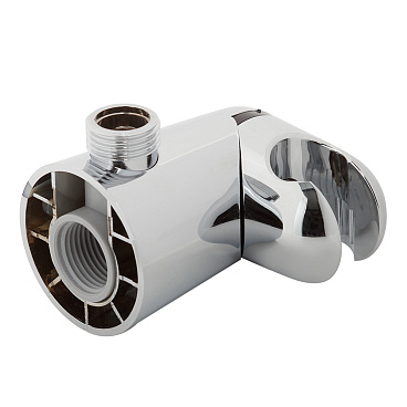 Подключение шланга Lemark с держателем пластиковое хром (LM8084C)