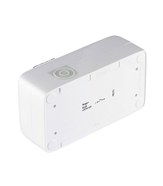 Блок выключатель и розетка Hegel Alfa одноклавишный накладной белый со шторками (БА 16-221)