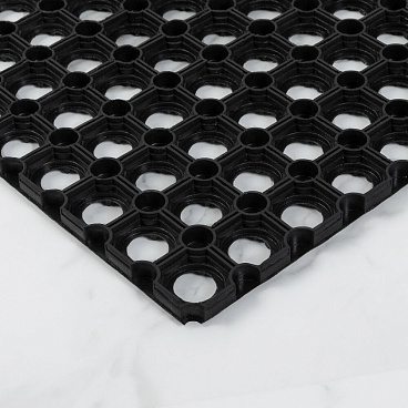 Коврик придверный резиновый Руберг 50х80 см черный