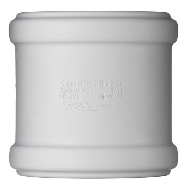 Муфта Ostendorf SKMM d110 мм пластиковая бесшумная для внутренней канализации (335510)