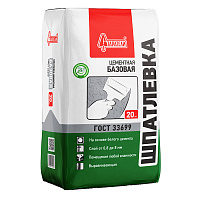 Шпаклевка цементная Старатели базовая бежевая 20 кг