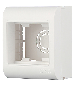 Коробка монтажная для кабель-канала DKC Viva белая 2 модуля (10033DIY)