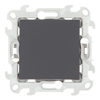 Выключатель Simon 24 Harmonie одноклавишный встраиваемый графит (2420101-038)