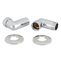 Соединитель угловой для полотенцесушителя VRT 1 ВР(г) х 1 НР(ш) хром