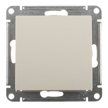 Переключатель Systeme Electric AtlasDesign одноклавишный встраиваемый бежевый (ATN000261)