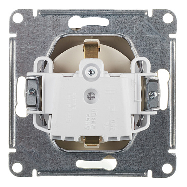 Розетка Systeme Electric AtlasDesign встраиваемая бежевая (ATN000243)