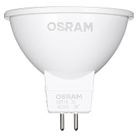 Лампа светодиодная Osram GU5.3 4000К 5 Вт 360 Лм 12 В рефлектор MR16 прозрачная