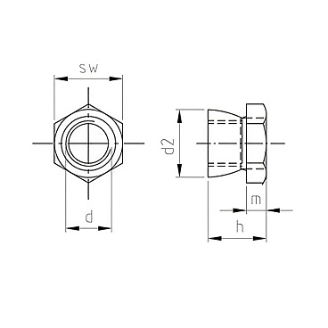 Крепление скоба-болт для панелей 3D универсальное оцинкованное