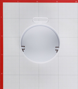 Соединитель для круглых воздуховодов ERA с обратным клапаном пластиковый d100 мм