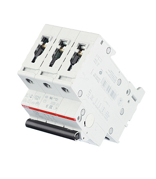 Автоматический выключатель модульный ABB S203 3P 20А тип C 6 кА 400 В (2CDS253001R0204)