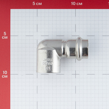 Угол VALTEC (VTi.952.I.002205) 90° 22 мм х 3/4 ВР нержавеющая сталь