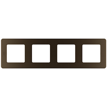 Рамка Legrand Inspiria четырехместная бронза (673969)