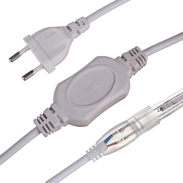 Лента светодиодная SMD 3528 6000К 220 В 4,8 Вт/м 20 м IP67 Navigator (14511)