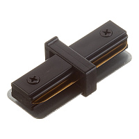 Коннектор для однофазного шинопровода прямой Эра TR-1PA черный (Б0054464)