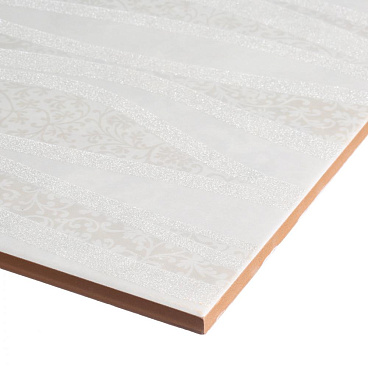 Плитка декор Нефрит Тендре волна серая 500x250x9 мм