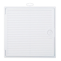 Люк ревизионный Era Декофот пластиковый 300х300 мм накладной с решеткой