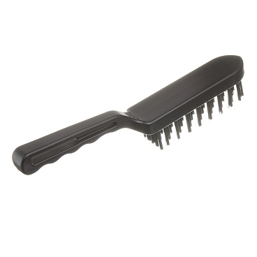 Кордщетка ручная Зубр металлическая 260 мм пятирядная с пластиковой ручкой