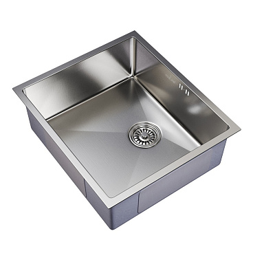 Мойка для кухни Mixline Pro 50х44х20 см врезная с сифоном сталь сатин (548568)