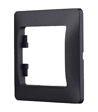 Рамка Systeme Electric Glossa oдноместная антрацит (GSL000701)