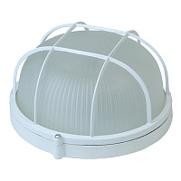 Светильник накладной Svet НБП 03-60-002 E27 60 Вт IP54 белый с решеткой призма (1301-00060)