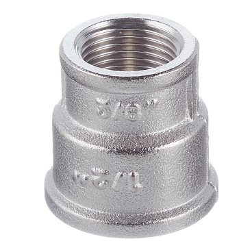 Муфта переходная Valtec 1/2 ВР(г) х 3/8 ВР(г) латунная (VTr.240.N.0403)