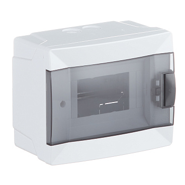 Щит распределительный навесной Makel ЩРН-П-6 пластиковый IP40 140х172х95 мм 6 модулей с DIN-рейкой и нулевой шиной