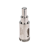 Коронка алмазная Kranz (KR-92-0007) по стеклу/керамике/керамограниту d22 мм