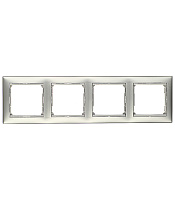 Рамка Legrand Valena четырехместная алюминий (694333)