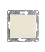 Выключатель Systeme Electric Glossa одноклавишный встраиваемый бежевый (GSL000211)