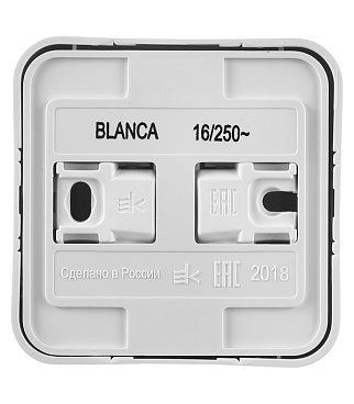 Розетка Systeme Electric Blanca накладная белая (BLNRA000111)