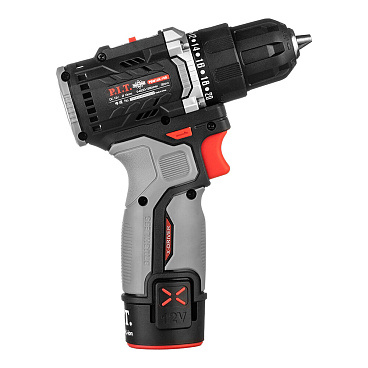 Дрель-шуруповерт аккумуляторная бесщеточная P.I.T. PBM12K-10B/2 12 В 1,5 Ач Li-Ion 2 АКБ и ЗУ