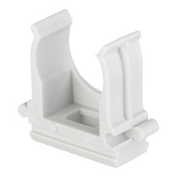 Крепеж-клипса для труб 20 мм Greenel серая (100 шт.) (GE50141)